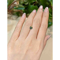 0.84 Ct. Yellowish Green Sapphire from Montana Life Style