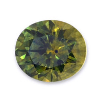 0.74 Ct. Yellowish Green Sapphire from Montana Video