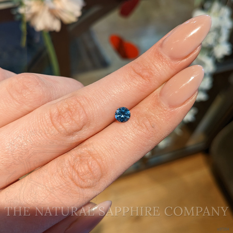 0.92 Ct. Blue Sapphire from Montana