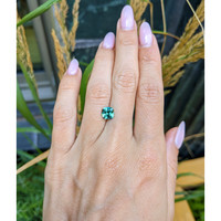 1.76 Ct. Yellowish Green Sapphire from Montana Life Style