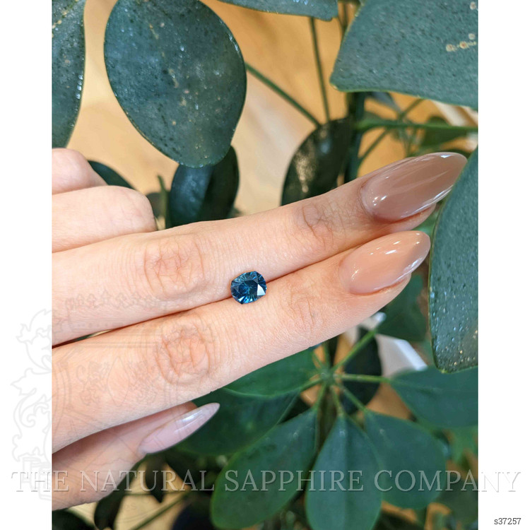 1.69 Ct. Greenish Blue Sapphire from Montana
