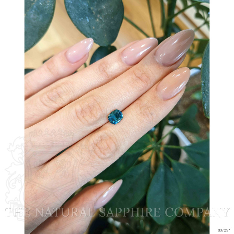 1.69 Ct. Greenish Blue Sapphire from Montana