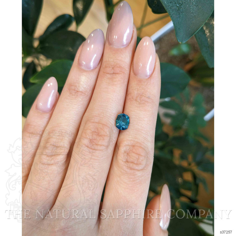 1.69 Ct. Greenish Blue Sapphire from Montana