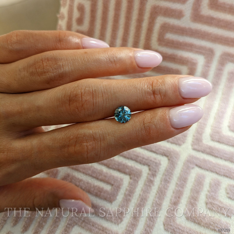 1.47 Ct. Bluish Green Sapphire from Montana