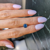 1.34 Ct. Greenish Blue Sapphire from Montana Life Style