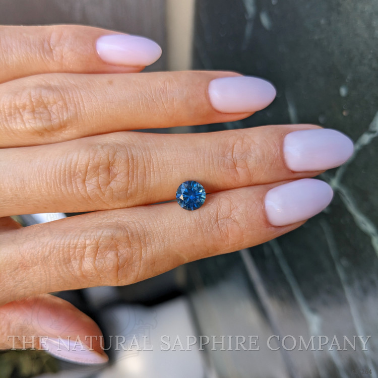 1.34 Ct. Greenish Blue Sapphire from Montana