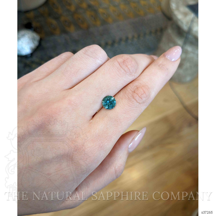 2.42 Ct. Bluish Green Sapphire from Montana