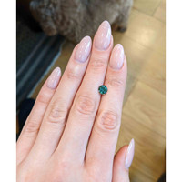 1.37 Ct. Bluish Green Sapphire from Montana Life Style