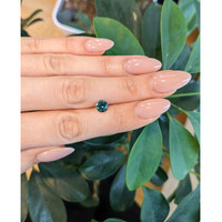 1.37 Ct. Bluish Green Sapphire from Montana Life Style