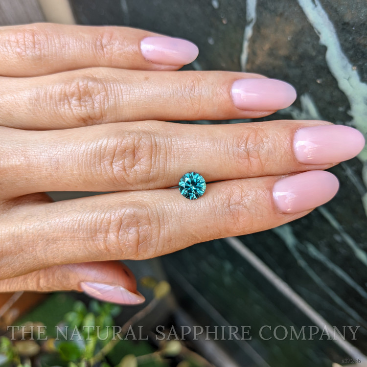 1.37 Ct. Bluish Green Sapphire from Montana