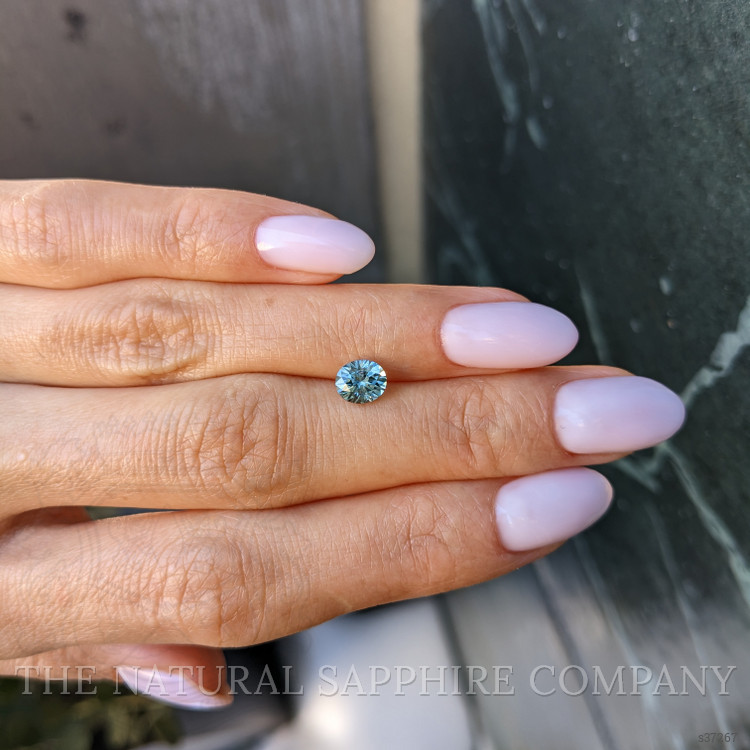 1.02 Ct. Bluish Green Sapphire from Montana