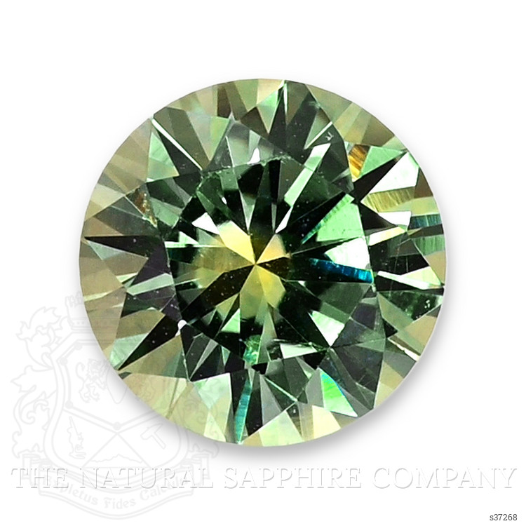 0.77 Ct. Yellowish Green Sapphire from Montana