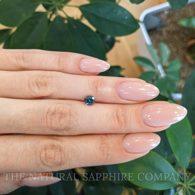 0.87 Ct. Green Sapphire from Montana