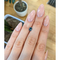 0.84 Ct. Bluish Green Sapphire from Montana Life Style