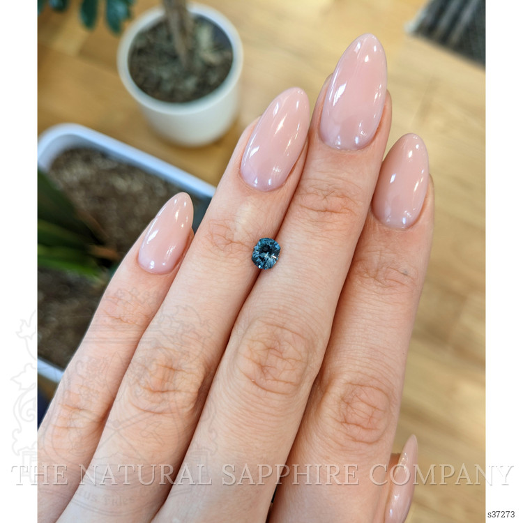 0.84 Ct. Bluish Green Sapphire from Montana