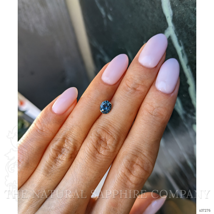 0.86 Ct. Purplish Blue Sapphire from Montana