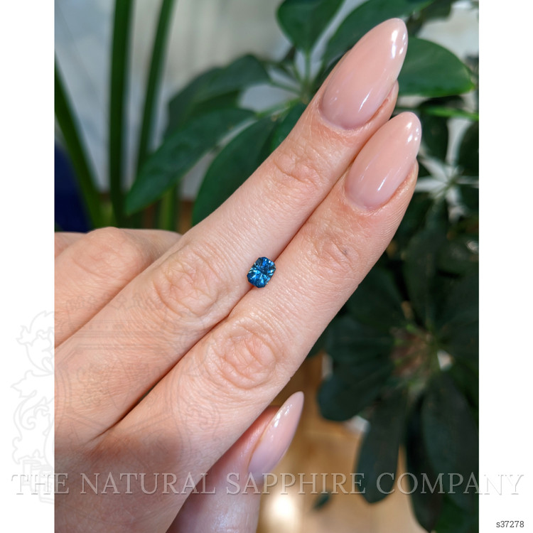 0.77 Ct. Blue Sapphire from Montana