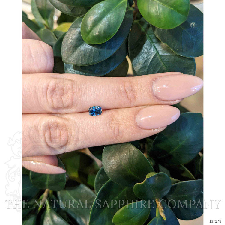 0.77 Ct. Blue Sapphire from Montana