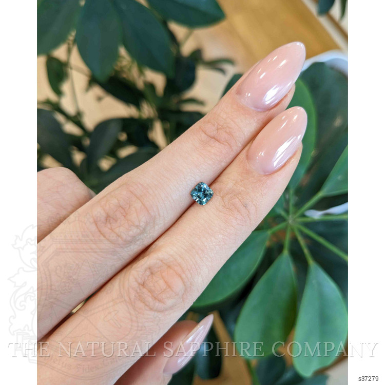 0.69 Ct. Bluish Green Sapphire from Montana