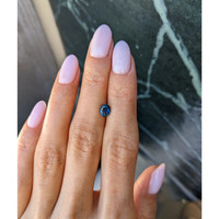 0.96 Ct. Greenish Blue Sapphire from Montana Life Style