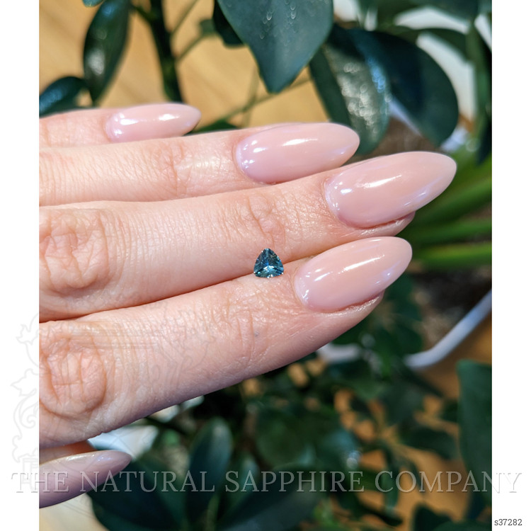 0.39 Ct. Bluish Green Sapphire from Montana