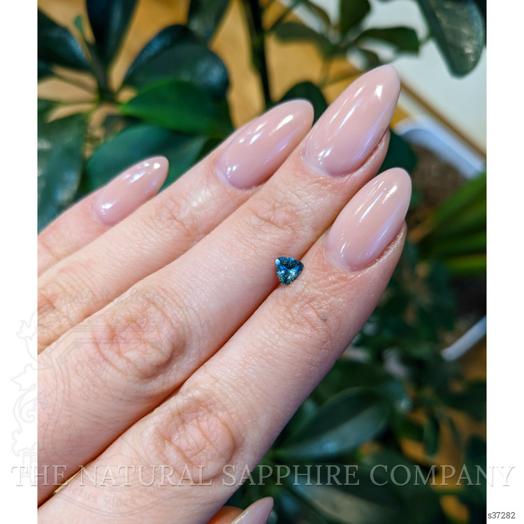 0.39 Ct. Bluish Green Sapphire from Montana