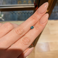 0.79 Ct. Bluish Green Sapphire from Montana Life Style