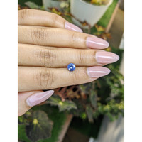 0.84 Ct. Blue Sapphire from Ceylon (Sri Lanka) Life Style