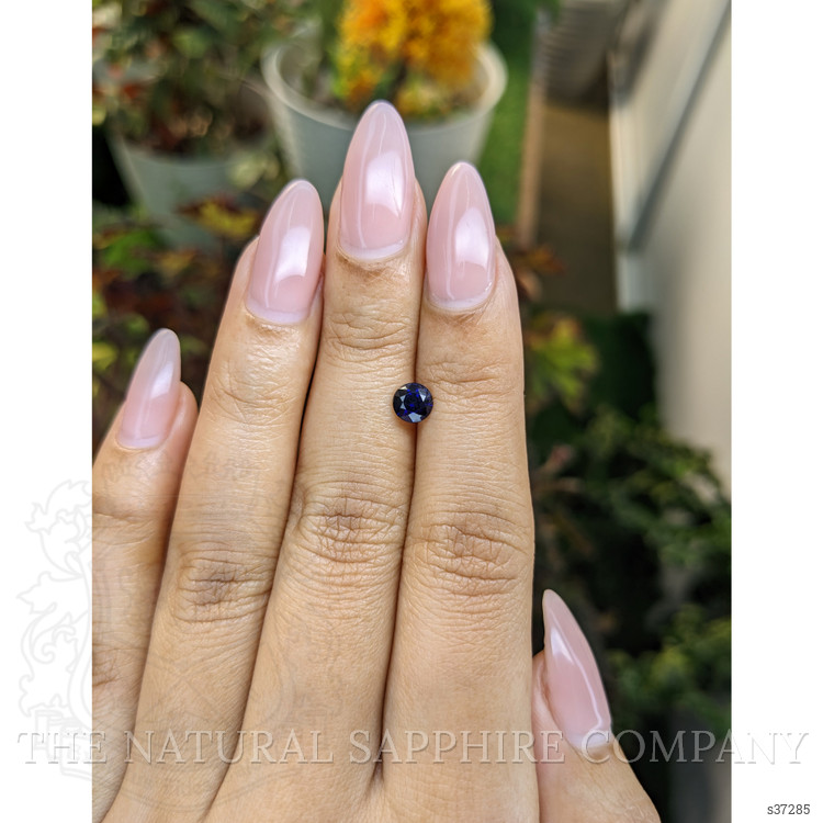 0.73 Ct. Blue Sapphire from Ceylon (Sri Lanka)