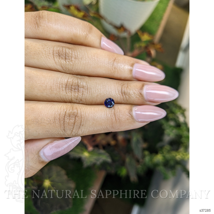 0.73 Ct. Blue Sapphire from Ceylon (Sri Lanka)