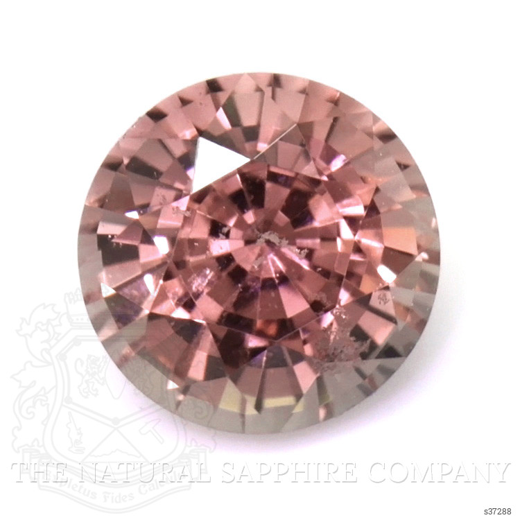 0.85 Ct. Pinkish Brown Sapphire from Ceylon (Sri Lanka)