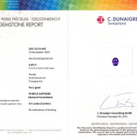 6.69 Ct. Sapphire from Ceylon (Sri Lanka) Scan Report