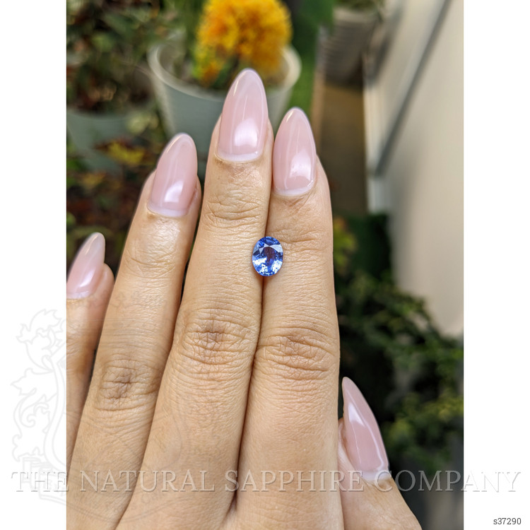 1.25 Ct. Blue Sapphire from Ceylon (Sri Lanka)