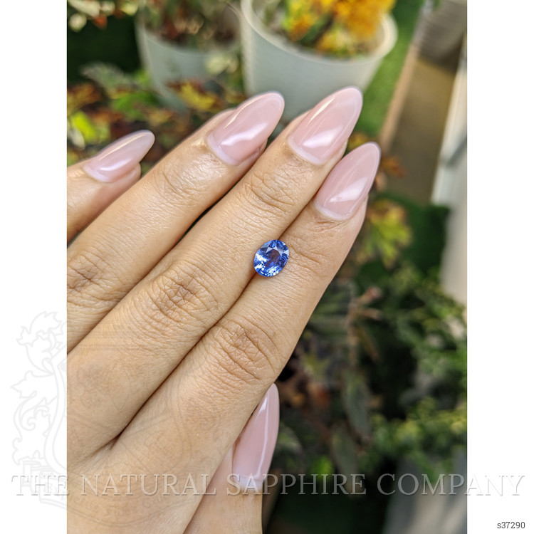 1.25 Ct. Blue Sapphire from Ceylon (Sri Lanka)