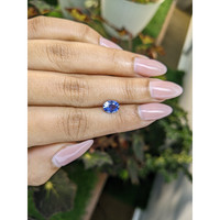 1.25 Ct. Blue Sapphire from Ceylon (Sri Lanka) Life Style