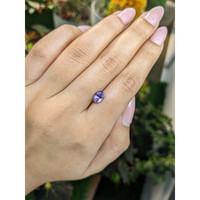 1.37 Ct. Pinkish Purple Sapphire from Ceylon (Sri Lanka) Life Style