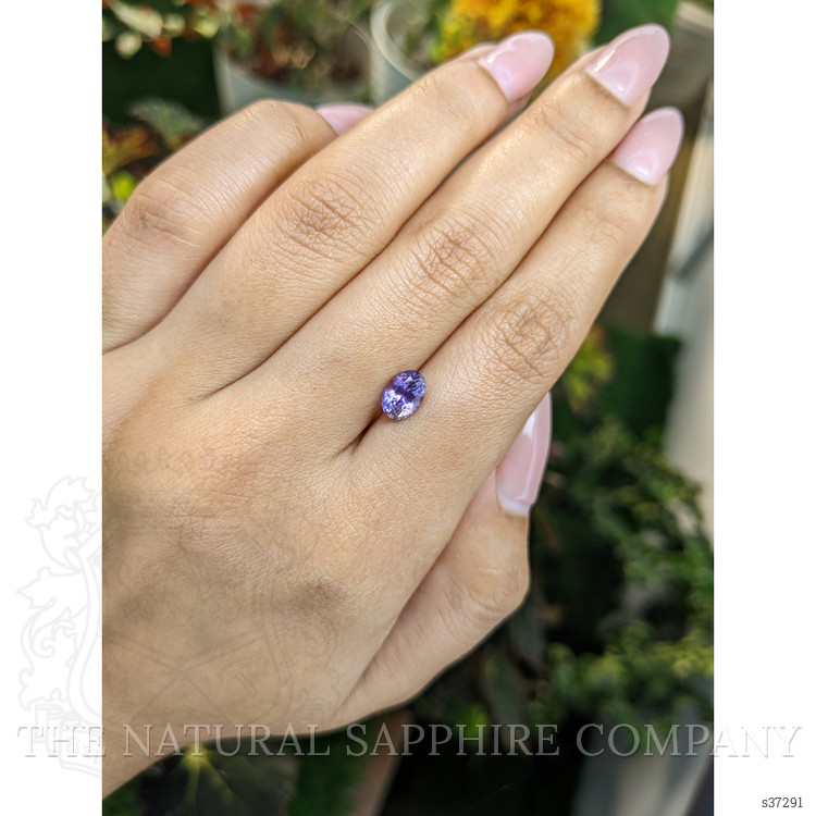 1.37 Ct. Pinkish Purple Sapphire from Ceylon (Sri Lanka)