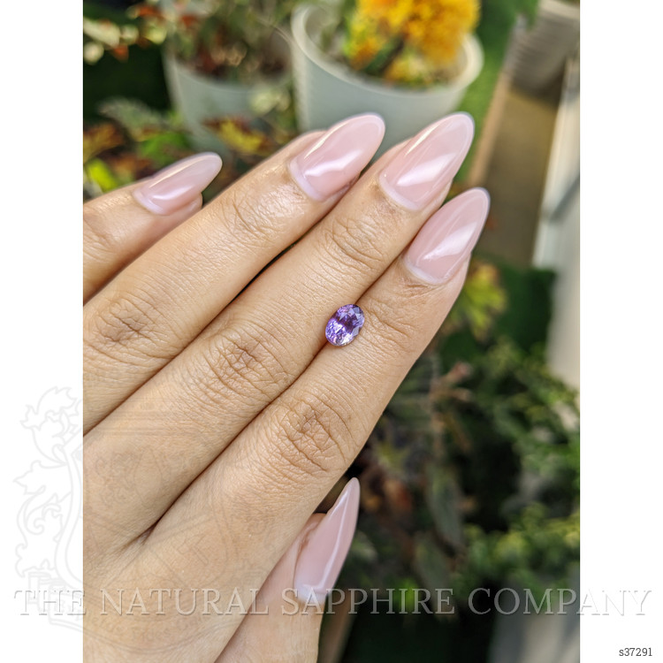 1.37 Ct. Pinkish Purple Sapphire from Ceylon (Sri Lanka)