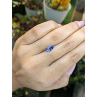 1.75 Ct. Blue Sapphire from Ceylon (Sri Lanka) Life Style