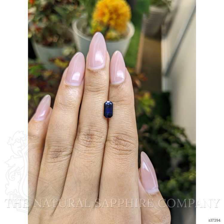 1.29 Ct. Blue Sapphire from Ceylon (Sri Lanka)