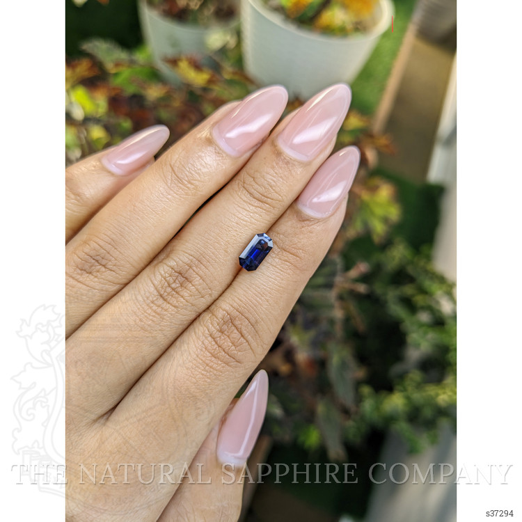 1.29 Ct. Blue Sapphire from Ceylon (Sri Lanka)