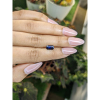1.29 Ct. Blue Sapphire from Ceylon (Sri Lanka) Life Style
