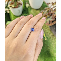 1.54 Ct. Blue Sapphire from Ceylon (Sri Lanka) Life Style
