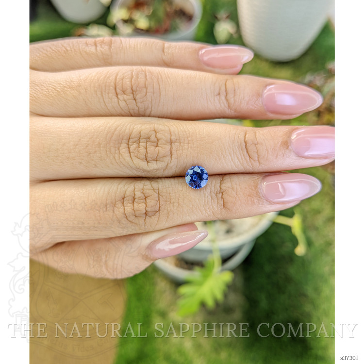 1.23 Ct. Blue Sapphire from Ceylon (Sri Lanka)
