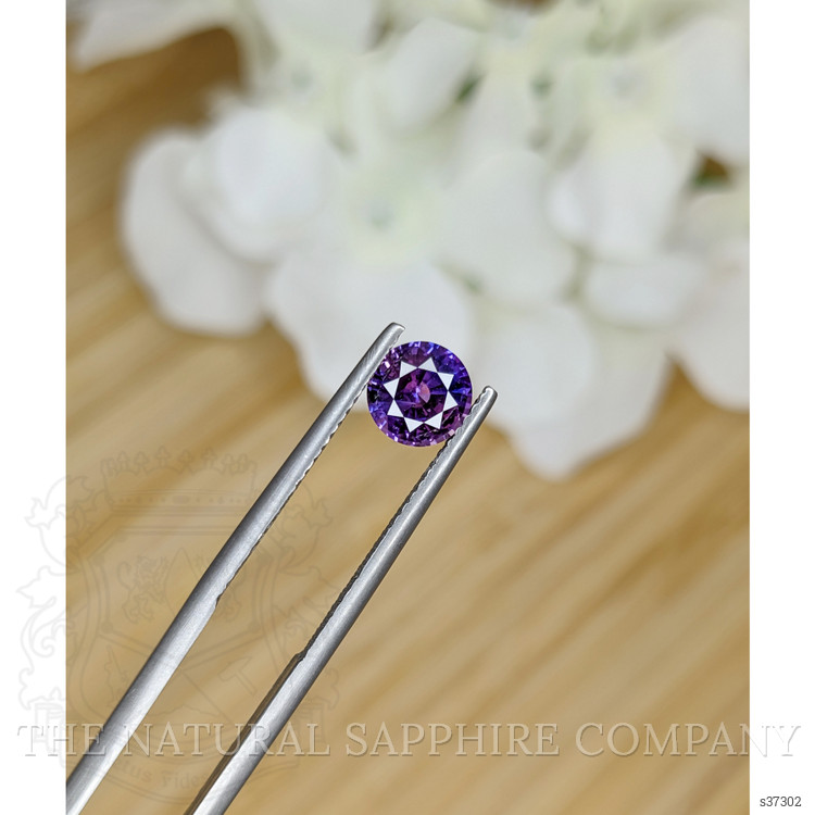1.32 Ct. Bluish Purple Sapphire from Ceylon (Sri Lanka)