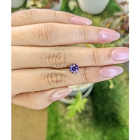 1.32 Ct. Bluish Purple Sapphire from Ceylon (Sri Lanka) Life Style