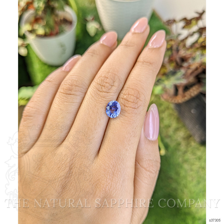2.09 Ct. Blue Sapphire from Ceylon (Sri Lanka)