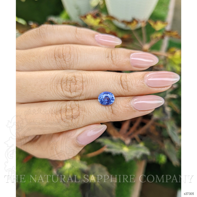 2.09 Ct. Blue Sapphire from Ceylon (Sri Lanka)