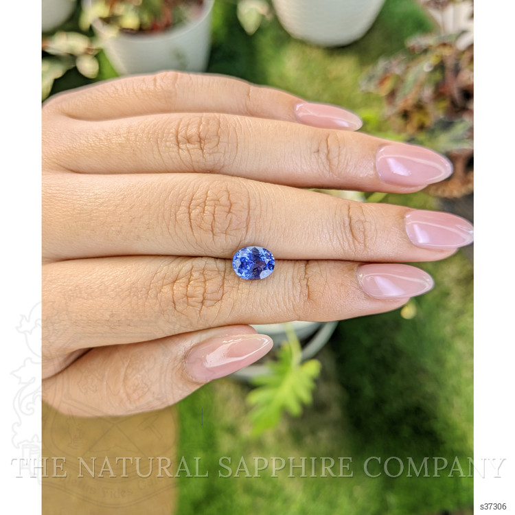 1.88 Ct. Blue Sapphire from Ceylon (Sri Lanka)