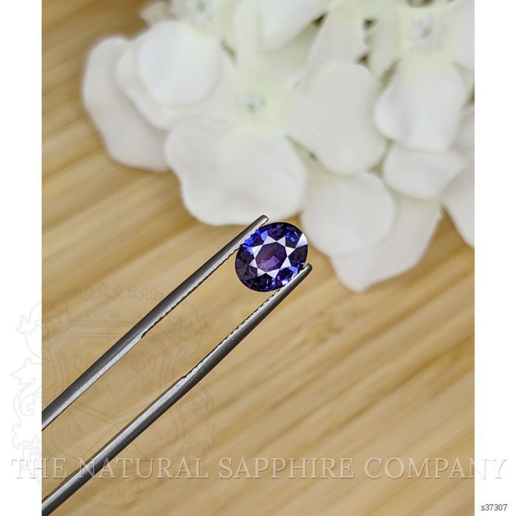 1.84 Ct. Purplish Blue Sapphire from Ceylon (Sri Lanka)